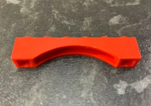 Vintage Classic 1980's Lego Red Arch Bridge 1x6 Brick Piece - Picture 1 of 4