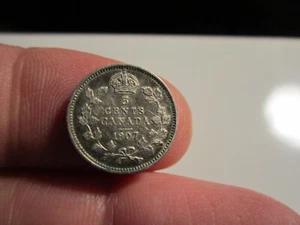 CANADA 1907 FIVE CENTS COIN BBA-44 - Picture 1 of 2