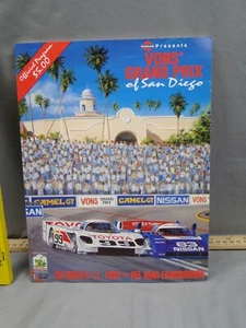 Vintage 1992 Vons Grand Prix of San Diego Del Mar Nissan Souvenir Program - Bild 1 von 2