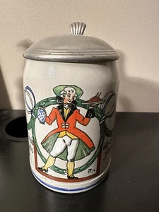 1/2L Stoneware Beer Stein - Franz Ringer Design - Picture 1 of 5