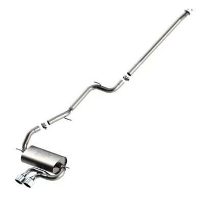 Escape trasero de gato de acero inoxidable tipo S Borla® T-304 para Ford Focus ST 2013-2018 Foto 1 de 2