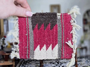 Handwerker Puppenhaus Miniatur Hane gewebter indianischer Teppich wie abgebildet 1:12 - Bild 1 von 4