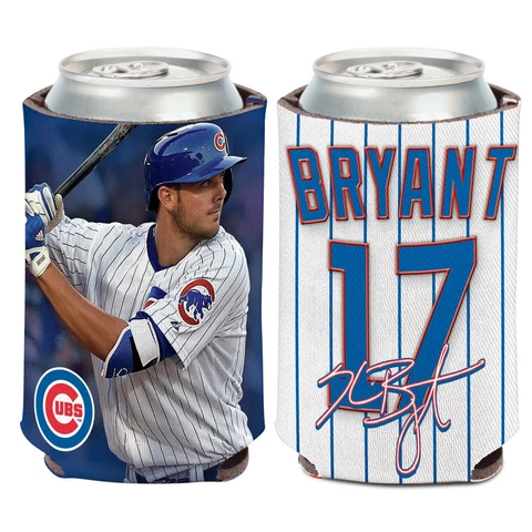 Kris Bryant Chicago Cubs Can Cooler 12 oz. Koozie Cover