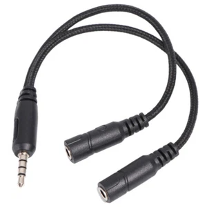 2In PC Gaming Headset Splitter Separate Microphone and Headphone Connector - Picture 1 of 12