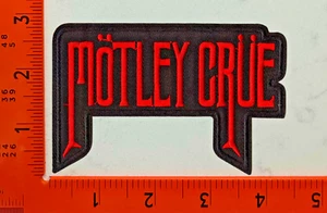 Motley Crue Patch Embroidered Iron-On Rock Band Logo Applique Badge - Picture 1 of 1