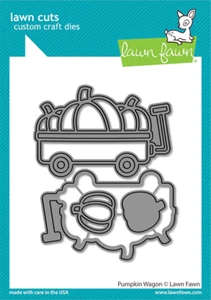 Lawn Fawn Kürbiswagen Rasenschnitte Stanze LF2974 Herbst Halloween Herbst - Bild 1 von 4