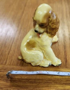 Vintage Antique Morton's Studio Cocker Spaniel Ceramic Figurine - DAMAGED - Picture 1 of 2