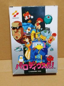 Parodius da! Famicom Konami Used Japan Shooter Boxed Tested Working Retro Game - Picture 1 of 4