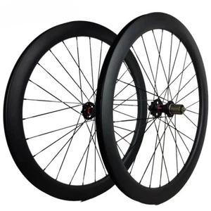 700C Carbon Road Cyclocross Bike Laufradsatz Scheibenbremse Versiegeltelagernabe - Bild 1 von 9