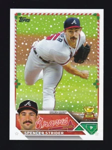 2023 Topps Holiday #H176 SPENCER STRIDER ASR Atlanta Braves ALL-STAR ROOKIE CUP - Picture 1 of 2