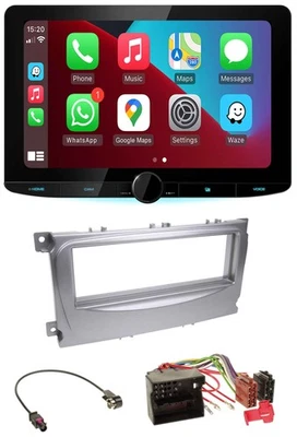 Kenwood MP3 USB DAB Bluetooth Autoradio für Ford Galaxy C-Max Focus ab 2007 silb - Bild 1 von 4