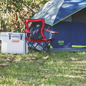 Breitband Mesh Quad Campingstuhl mit Tragetasche & Getränkehalter, Kühlnetz B... - Bild 1 von 1