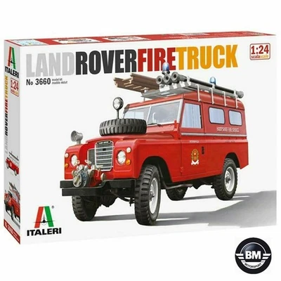 Italeri Land Rover Fire Truck Feuerwehr 1:24 Bausatz Model Kit Art 3660 - Bild 1 von 4