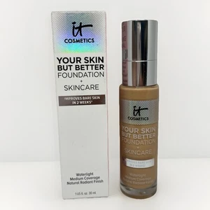 NIB It Cosmetics Your Skin But Better Foundation + Skincare Shade LIGHT WARM 23 - Picture 1 of 5