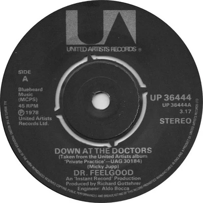 Dr. Feelgood - Down At The Doctors (7", Single, MCP) - Image 1 of 2