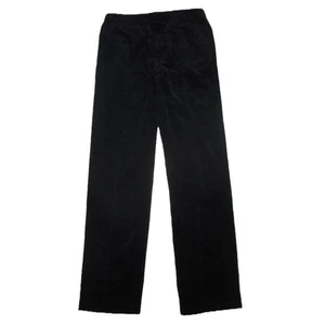 HELMUT LANG COTTON VELVET PULL ON PANT PANTS BLACK Used LIFE-0 - Picture 1 of 5