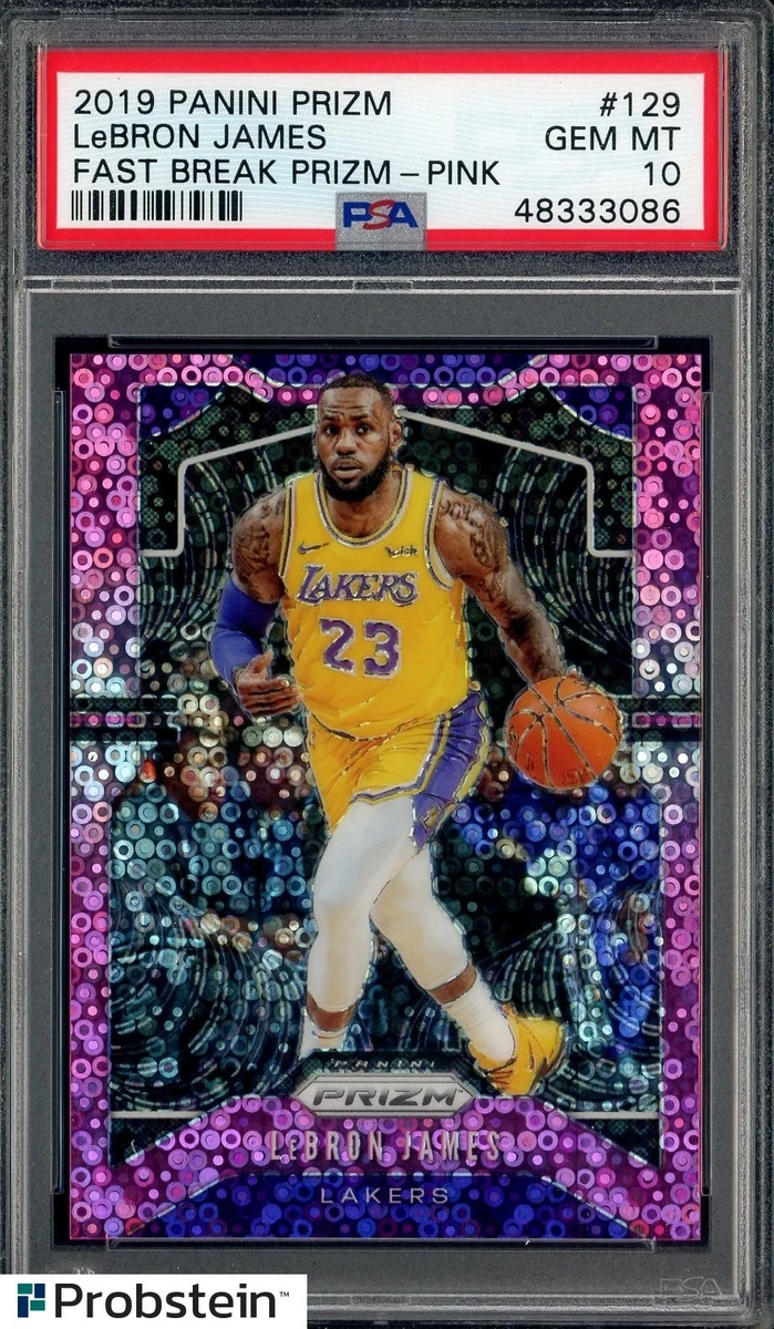 Panini LeBron James 10 Graded Basketball Sports Trading Cards