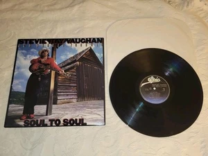 STEVIE RAY VAUGHAN-SOUL TO SOUL 1985 EPIC RECORDS LP FE 40036 EXC. VG+ SAY WHAT? - Picture 1 of 1