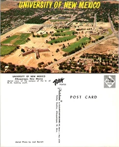 Postcard of University of New Mexico Albuquerque New Mexico Aerial View - Picture 1 of 1