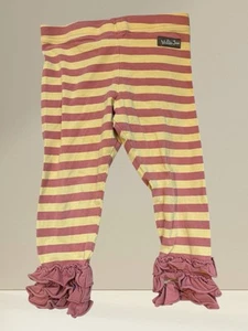 Matilda Jane Striped Ruffle Pants Little Girl Size 2 - Picture 1 of 3