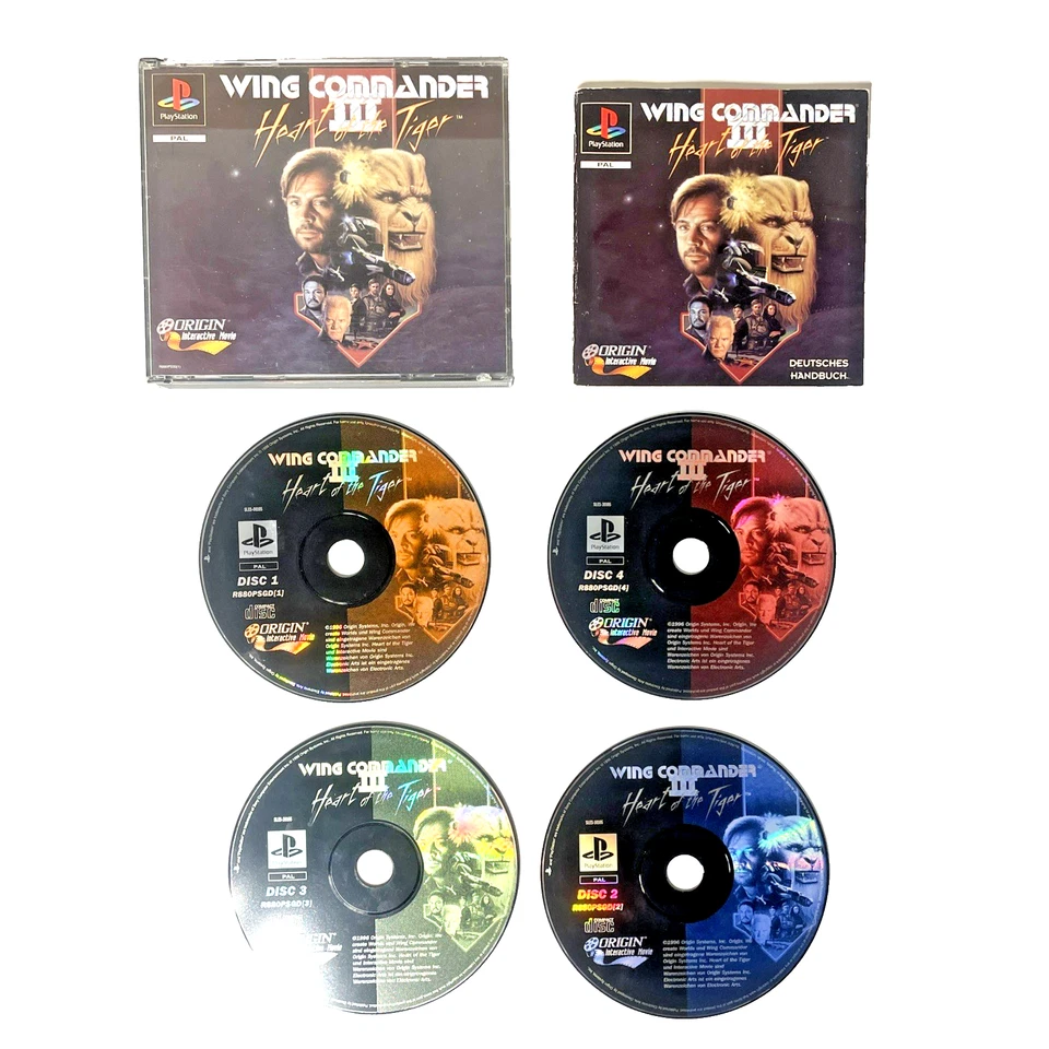 Wing Commander III - Heart of the Tiger -Sony PlayStation 1 - vollständig - Bild 1 von 4