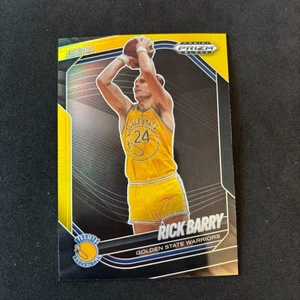 2024-2025 Prizm Black Rick Barry True Black Gold Prizm 1/5 HOF - Picture 1 of 3