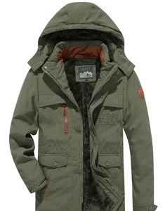Herren winter Kapuzenjacke fleecefutter neu - Bild 1 von 10