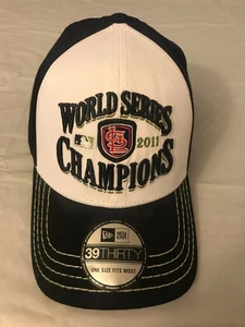Sombrero New Era 39Thirty St Cardinals 2011 Serie Mundial Campeones Nuevo sin Etiquetas con Etiquetas - Imagen 1 de 5