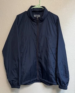 SCOTTeVEST Packable Windbreaker Jacket w/ Hood Blue Mens Large - Picture 1 of 15