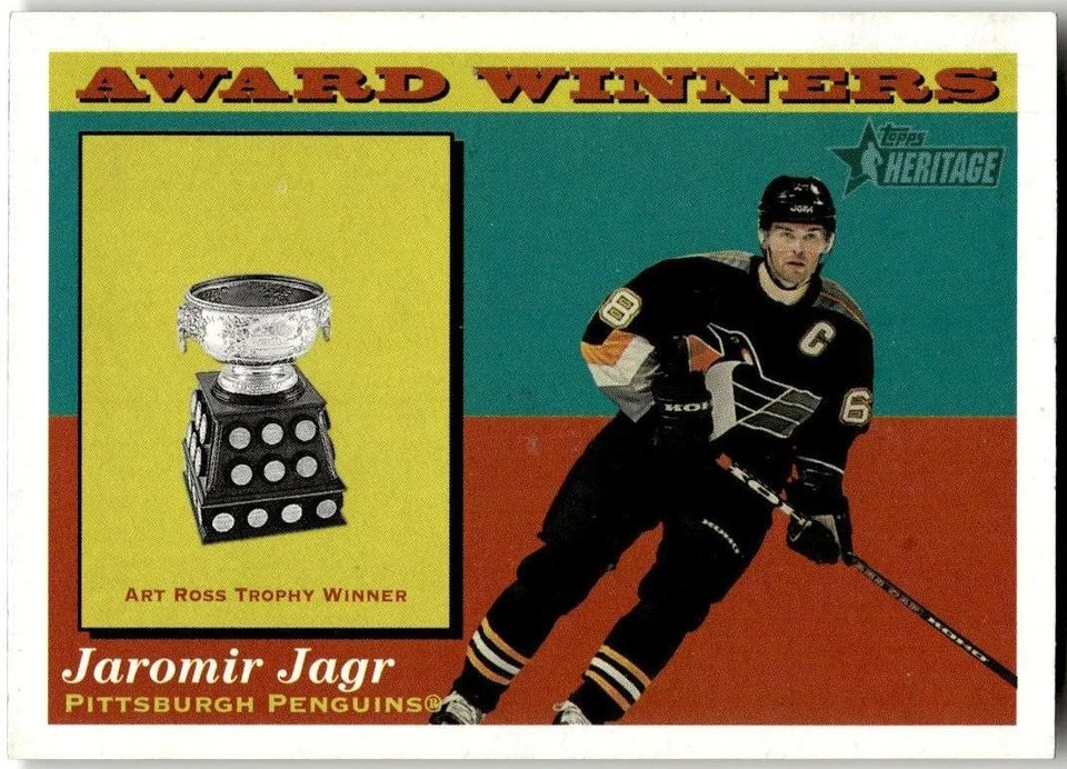 2001-02 Topps Heritage #137 Jaromir Jagr - Image 1 of 2