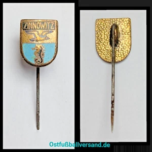 Alte Anstecknadel Zinnowitz Vorwärts Einheit Eintracht Fußball DDR Sport Usedom - Picture 1 of 3