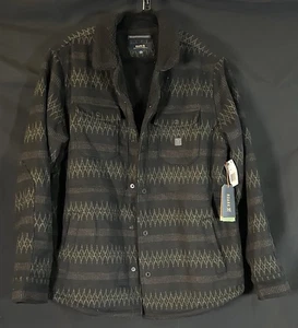 Roark Hebrides Kaffa Fleece Lined Shirt Jacket Men’s Large - Picture 1 of 6