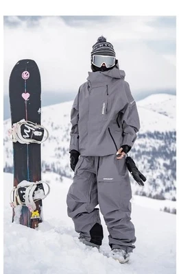 3L Ski Suit Snowboard Clothes Single Double Board Assault Jacket Snow Pants - Image 1 of 4