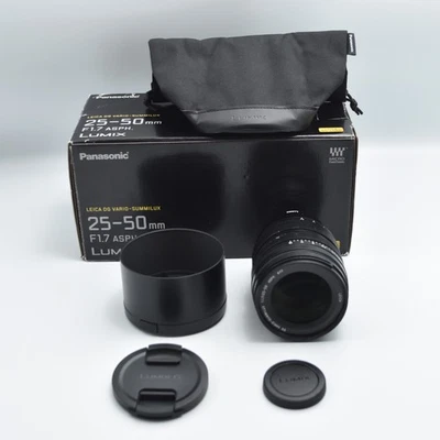 【ECC】Panasonic Leica DG Vario Summilux 25-50 mm f/1.7 ASPH. Obiettivo JAPAN B#10187 - Immagine 1 di 4