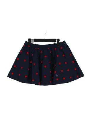 Abercrombie & Fitch Women's Mini Skirt S Blue Polkadot 100% Other Short Mini - Image 1 of 4