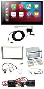 Pioneer USB Bluetooth DAB Lenkrad 2DIN Autoradio für Opel Corsa D satin-stone 09 - Bild 1 von 14