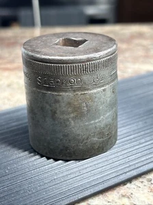Enchufe poco profundo vintage subrayado a presión SW4001/2 1/2" 1 1/4" 12 puntos - Imagen 1 de 6