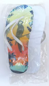 'Margaretaville' Unisex 'One Size' Lightweight Pool Flip Flops. New & Sealed. - Picture 1 of 2