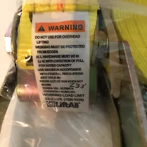 LiftAll Cargo Ratchet Strap 2 Inch 3300 Lb New - Picture 1 of 6