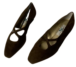 Zapato de vestir para mujer Ros Hommerson Treasure 30279 GEM marrón gamuza 11WW NUEVO SIN CAJA - Imagen 1 de 7