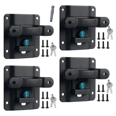 4x Truck Bed Tie Down Anchors Brackets & Box Link Cleats for Ford F150/250/350 - Image 1 of 4