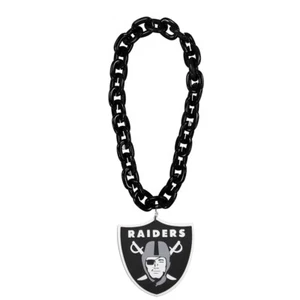 Las Vegas Raiders NFL Fan Chain Necklace Foam 4 Colors! - Picture 1 of 1