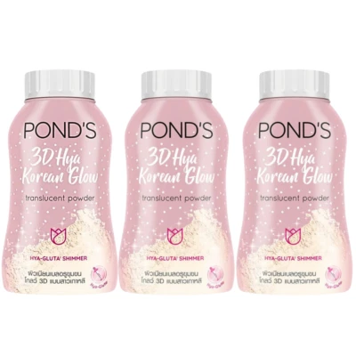 Pond's 3D Hya Korean Glow Powder Blurring Filler Translucent 50 g x 3 - Image 1 of 4