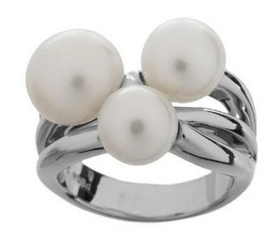 Anillo Honora de plata esterlina con racimo de perlas cultivadas de agua dulce - talla 6 Foto 1 de 4