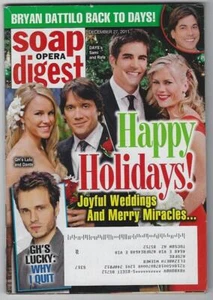 Soap Opera Digest December 27, 2011 Melissa Reeves Van Hansis Sean Blakemore - Picture 1 of 1