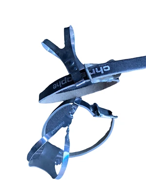 ANCIENNE PAIRE DE CALE PIED CHRISTOPHE AVEC SANGLE DE VÉLO COURSE  - Photo 1/2