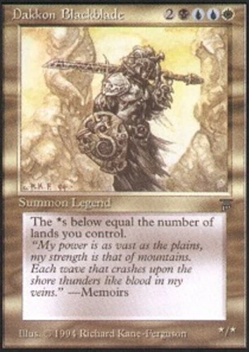 [1x] Dakkon Blackblade Played, English Legends MTG Magic - Image 1 of 1