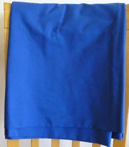 Royal Blue Twill type FABRIC 2 selvedges 44"W by the Half Yard Upholstery Capris - Picture 1 of 2