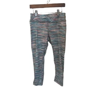 Athleta Girl Spacedye Leggings Size Large / 12 Blue Pink Pants Bottoms Athletic - Picture 1 of 10