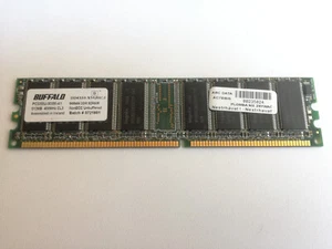 Buffalo DD4333-S512HCJ 512MB PC3200 DDR-400MHz non-ECC Unbuffered CL3 - Picture 1 of 2